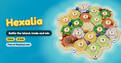 Hexalia: a 3D island of hexagons with forests, fields, mountains, settlements and colored roads