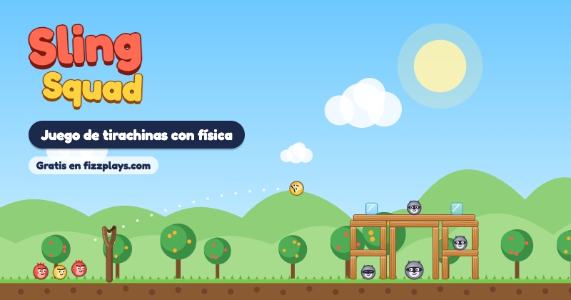 Sling Squad: un tirachinas lanza criaturas redondas contra torres de mapaches